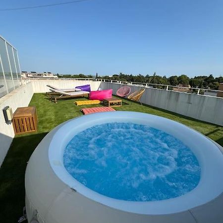 Luxueux 5 Pc, Jacuzzi, Rooftop, Terrasse, Clim مونبيلييه المظهر الخارجي الصورة