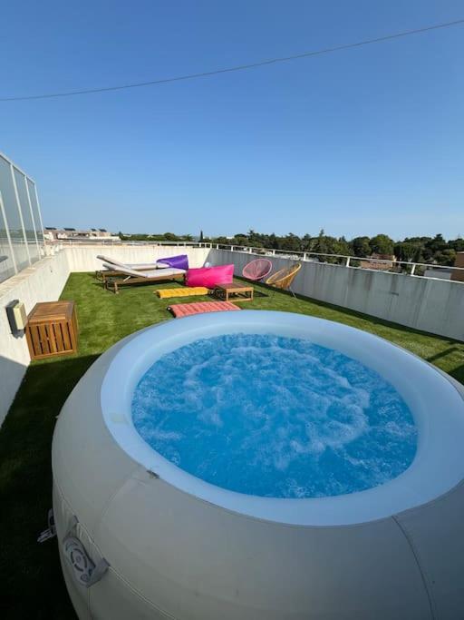 Luxueux 5 Pc, Jacuzzi, Rooftop, Terrasse, Clim مونبيلييه المظهر الخارجي الصورة